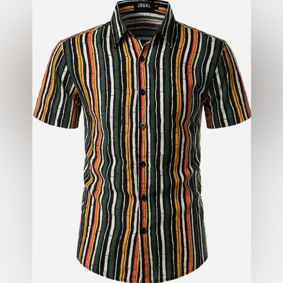 jogal Other - 26) Amazing striped retro button down